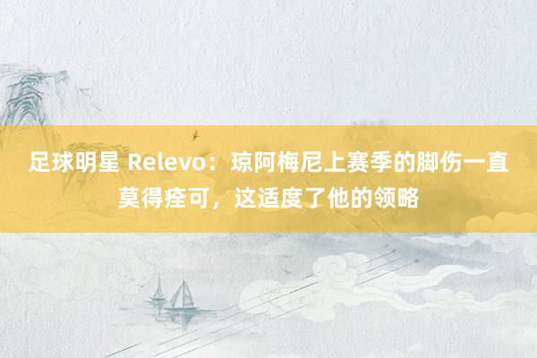 足球明星 Relevo：琼阿梅尼上赛季的脚伤一直莫得痊可，这适度了他的领略